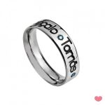 ANEL PRATA COM 2 NOMES PERSONALIZADOS E ZIRCÓNIAS