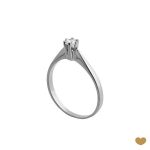 ANEL OURO BRANCO SOLITÁRIO PASSION GOLD 19K