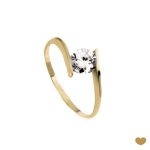 ANEL OURO AMARELO SOLITÁRIO PASSION GOLD 19K