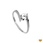 ANEL OURO BRANCO SOLITÁRIO PASSION GOLD 19K