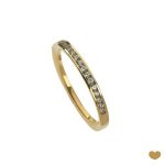 ANEL OURO AMARELO DE NOIVADO PASSION GOLD 19K