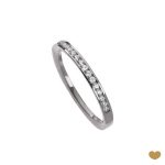 ANEL OURO BRANCO MEMÓRIA PASSION GOLD 19K