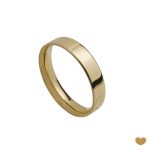 ALIANÇA OURO AMARELO PASSION GOLD 19K ANILHA - 3,5MM