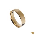 ALIANÇA OURO AMARELO PASSION GOLD 19K ANILHA - 6,0MM