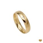ALIANÇA OURO AMARELO PASSION GOLD 19K - 4,5MM