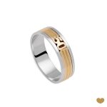 ALIANÇA OURO 50 ANOS PASSION GOLD 19K - 5,5MM