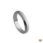ALIANÇA OURO BRANCO PASSION GOLD 19K - 5,5MM