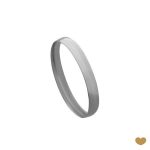 ALIANÇA OURO BRANCO PASSION GOLD 19K - 2,8MM