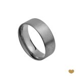 ALIANÇA OURO BRANCO PASSION GOLD 19K ANILHA - 6,0MM