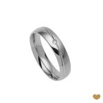 ALIANÇA OURO BRANCO PASSION GOLD 19K - 4,5MM