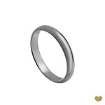 ALIANÇA OURO BRANCO PASSION GOLD 19K - 2,5MM