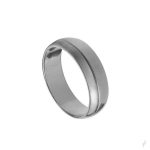 ALIANÇA OURO BRANCO PASSION GOLD 19K - 6,3MM