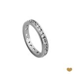 ALIANÇA OURO BRANCO PASSION GOLD 19K - MEMÓRIA