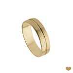 ALIANÇA OURO AMARELO PASSION GOLD 19K ANILHA - 5,1MM