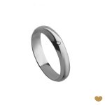 ALIANÇA OURO BRANCO PASSION GOLD 19K - 4,5MM