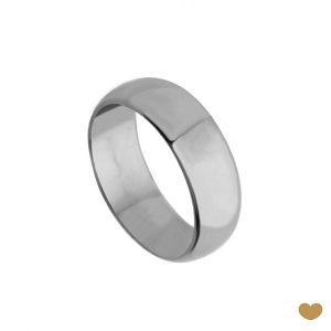 ALIANÇA OURO BRANCO PASSION GOLD 19K - 6,4MM