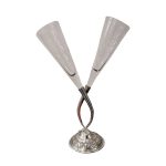 SUPORTE C/2 FLUTES A. 33 CM+ESTOJO