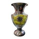 JARRAO EST./VIDRO C/APLIC. GIRASSOIS ESTANHO