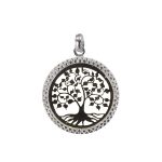 MEDALHA PRATA ÁRVOREVIDA BICOLOR
