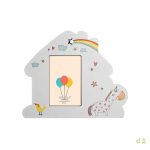 MOLDURA MAD. 10*15 CASINHA UNICORNIO