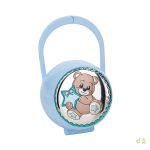 PORTA CHUPETA URSO AZUL