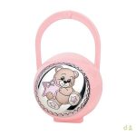 PORTA CHUPETA URSO ROSA