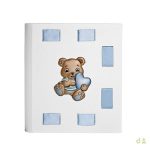ALBUM 20*25 C/FITA AZUL C/URSO