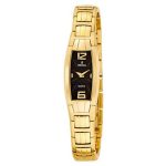RELÓGIO FESTINA SENHORA DOURADO MOSTRADOR PRETO