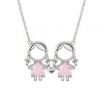 Colar Unike Mum Girl & Girl Pink