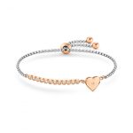 Pulseira Nomination Milleluci Coração Rose Gold