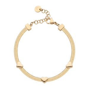 Pulseira LIU JO Corações Dourado