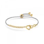 Pulseira Nomination Milleluci Coração Infinito Dourado