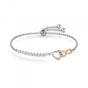 Pulseira Milleluci Coração Infinito Rose Gold