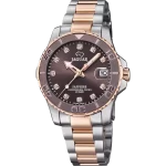 Relógio Feminino Jaguar Couple Diver de Cor Marrom